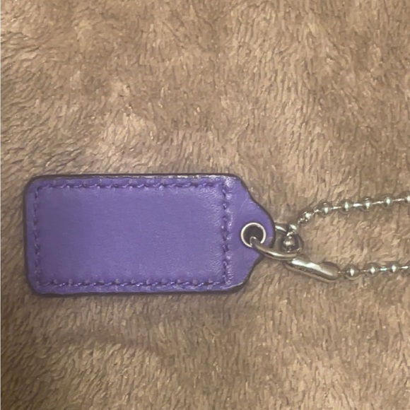 Small Coach Purple Keychain - Picture 2 of 2